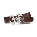 Polished Ohm Belt // Brown (38)