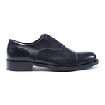 Toe Cap Oxford // Black (Euro: 45)