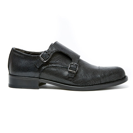 Toe Cap Monk Strap II // Black (Euro: 40)