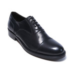 Toe Cap Oxford // Black (Euro: 43)