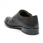 Toe Cap Monk Strap II // Black (Euro: 43)