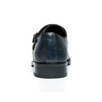 Toe Cap Monk Strap II // Navy (Euro: 43)