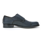 Toe Cap Monk Strap II // Navy (Euro: 45)