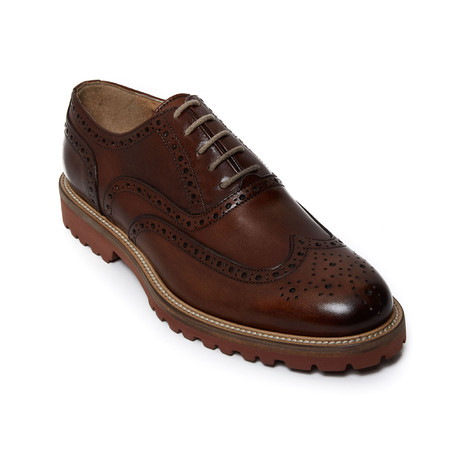 Wing Cap Oxford III // Brown (Euro: 40)