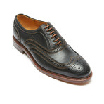 Wing Cap Oxford Goodyear // Black (Euro: 42)