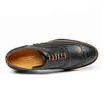 Wing Cap Oxford Goodyear // Black (Euro: 45)