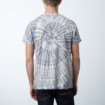 Good Vibes Manhattan Wash Tee // Gray (L)