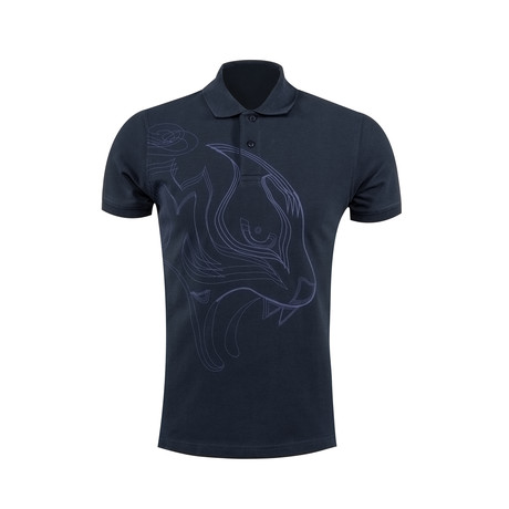 Isaac Polo Shirt // Navy (XS)