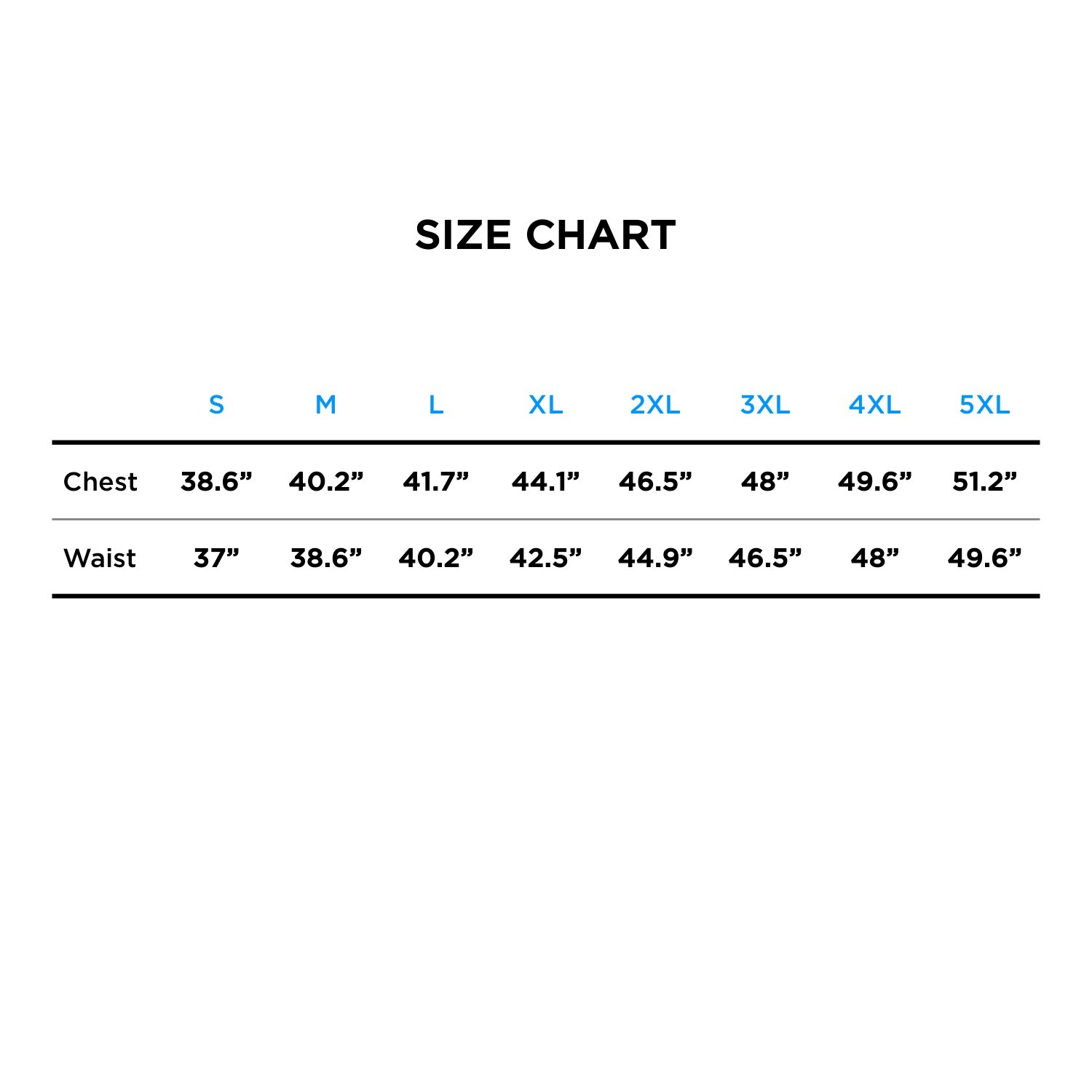 George Size Chart