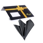 Silk Handkerchief + Gift Box // Charcoal Grey