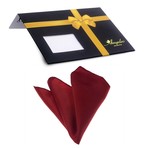 Silk Handkerchief + Gift Box // Deep Red