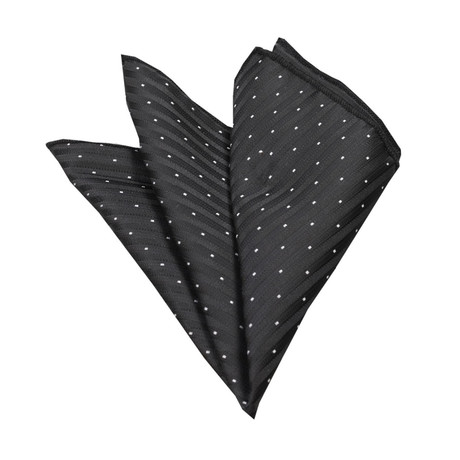 Silk Handkerchief + Gift Box // Black + White