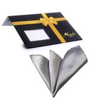 Silk Handkerchief + Gift Box // Silver