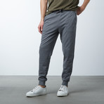 Slim-Fit French Terry Joggers // Charcoal (2XL)