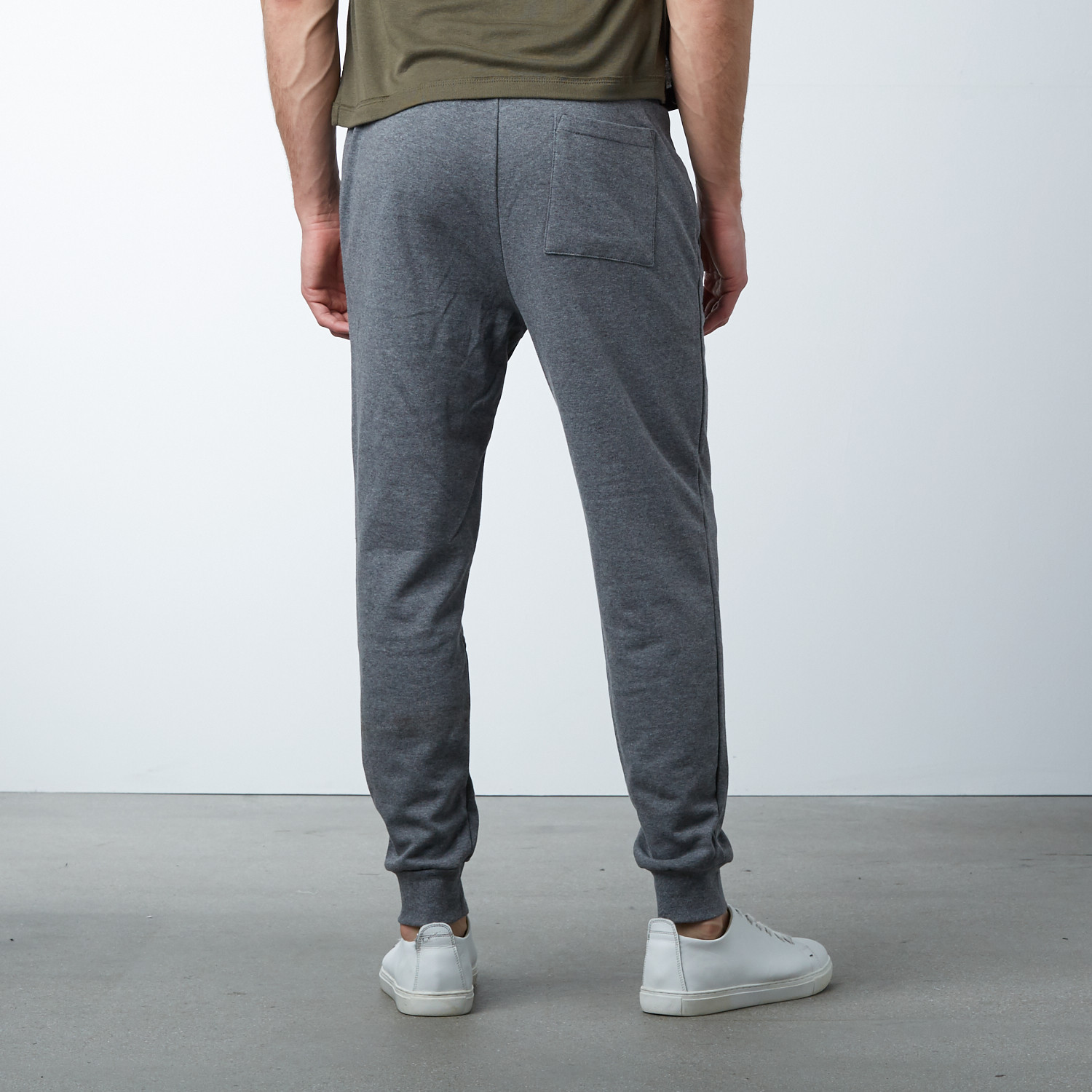 Slim-Fit French Terry Joggers // Charcoal (S) - Ethan Williams - Touch ...