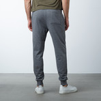 Slim-Fit French Terry Joggers // Charcoal (XL)