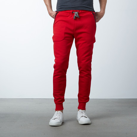 Tech Fleece Jogger Sweatpants // Red (L)
