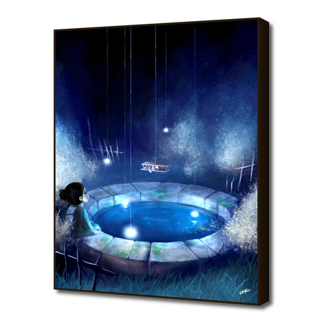 The Northstar Is An Airplane (16"W x 20"H Artblock)