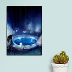 The Northstar Is An Airplane (16"W x 20"H Artblock)