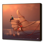 Connected To Myself (16"W x 16"H Artblock)