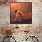 Connected To Myself (16"W x 16"H Artblock)