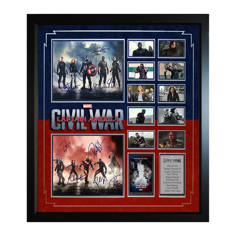 Signed Collage // Captain America Civil War