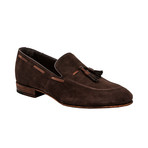 Snuff Suede Tassel Loafer // Chocolate (US: 9)