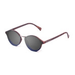 Turin // Matte Demy Brown (Sky Blue Flat Lens)