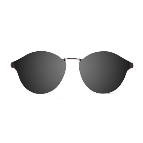 Turin // Matte Black (Smoke Flat Lens)