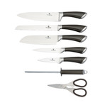 8 Piece Knife Set // Carbon Metallic Line