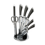 8 Piece Knife Set // Carbon Metallic Line