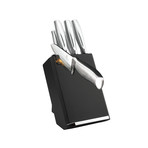 8 Piece Knife Set // Black + Silver