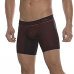 Fitted Boxer Brief Luxe // Burgundy (M)