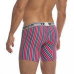 Fitted Boxer Brief Batata // Pink, Blue (XL)