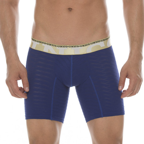 Fitted Boxer Brief Plena // Navy (S)