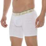 Fitted Boxer Brief Lavoe // White (S)