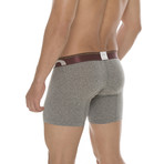 Fitted Boxer Brief Contento // Gray (M)