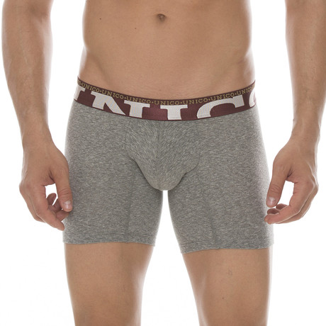 Fitted Boxer Brief Contento // Gray (S)