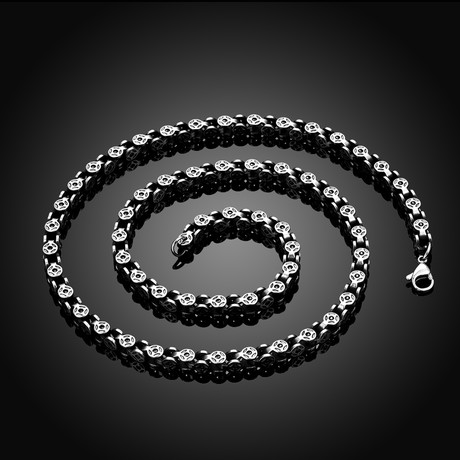 Solid Stainless Bike Chain Necklace