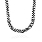 Solid Intertwined Chain Necklace