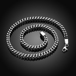 Solid Intertwined Chain Necklace