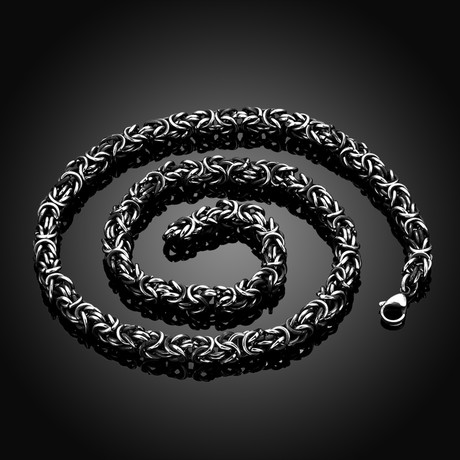 Solid Byzantine Chain Necklace