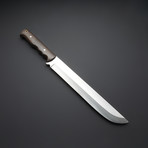 Battle Ready Exotic Black Palm Machete Knife