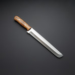 Battle Ready Walnut Short Machete Knife