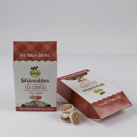 Shareables Tea Cookies // Yogurt Dipped Oat + Maple // Set of 2 (6oz)
