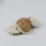 Shareables Tea Cookies // Yogurt Dipped Oat + Maple // Set of 2 (6oz)