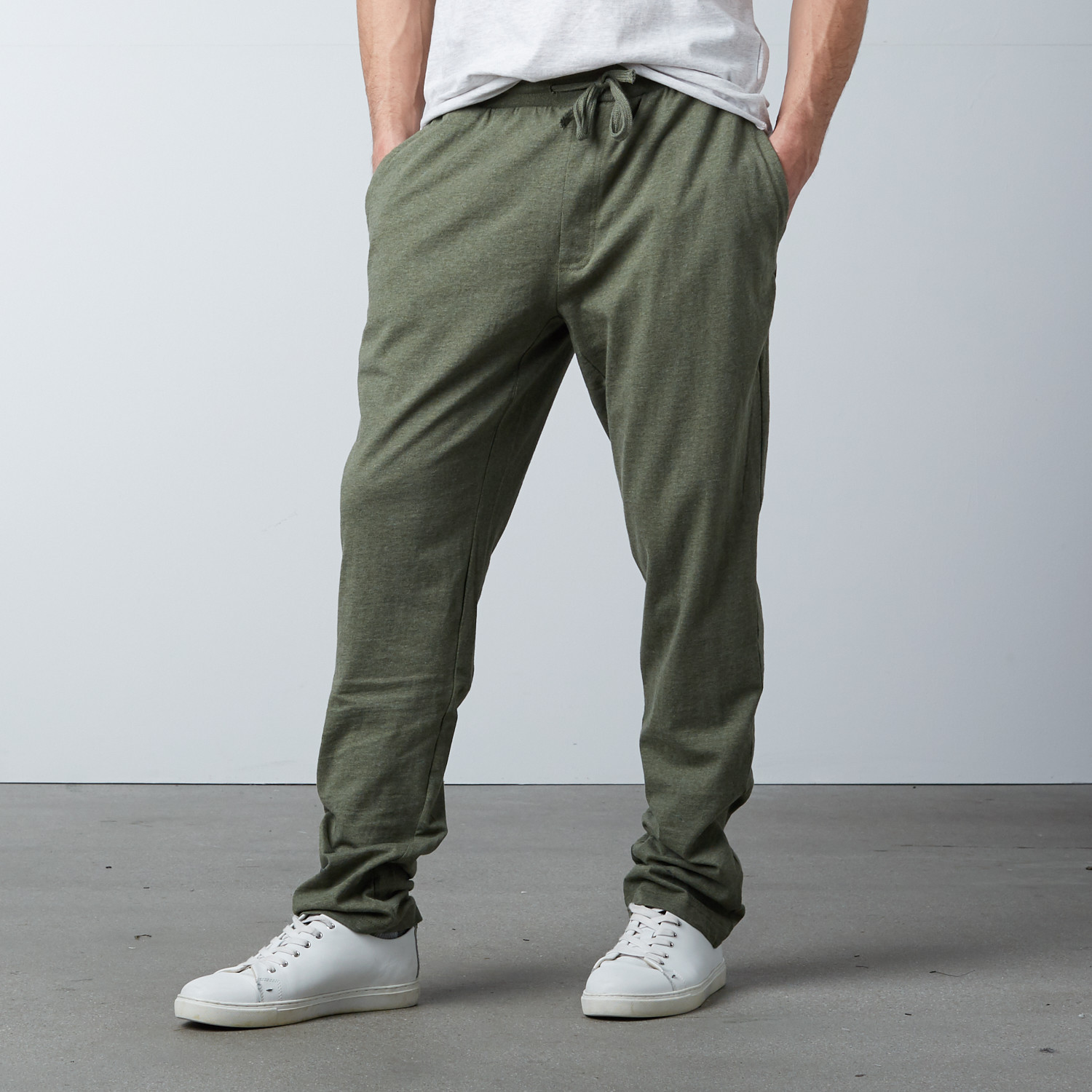 Light Weight Straight Leg Lounge Pant // Heather Green (S) - Unsimply ...