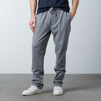 Light Weight Straight Leg Lounge Pant // Heather Grey (XL)