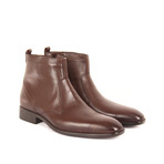 Baton Rouge Leather Boot // Brown (Euro: 43)