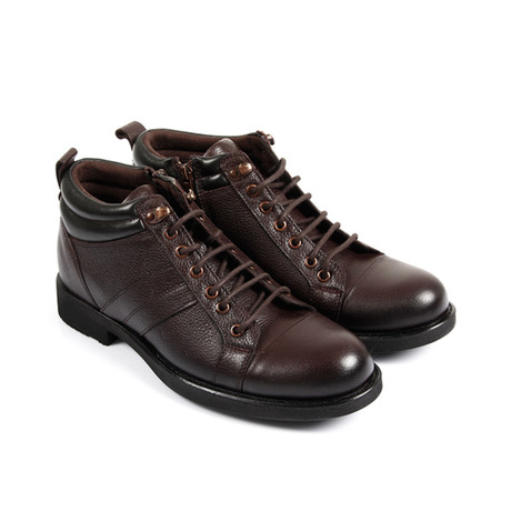 Annapolis Leather Boot // Dark Brown (Euro: 40)